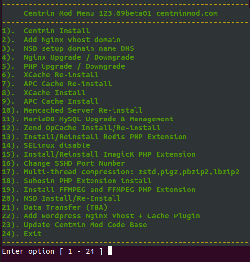 Cara Install Centminmod di CentOS 7
